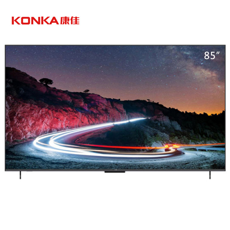 康佳konka85e885英寸364gb超薄智慧屏全面屏智能云游戏电视ai声控健康