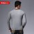 Genanx格男仕 秋冬新品 柔软质感精致修身毛衣 V型撞色拼接魅力B103(XL)第2张高清大图
