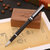 毕加索（PIMIO）签字笔609纯黑丽雅宝珠笔商务4色水笔礼盒(黑宝)第2张高清大图