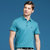 传奇保罗2021夏季新款珠地棉男士休闲短袖t恤男纯色商务Polo衫（M-3XL）ZNM818(天蓝色 L)第3张高清大图