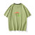 短袖t恤男2021夏季新款潮牌潮流网红半袖体恤上衣服JH9907(绿色 M)第5张高清大图