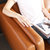 TIMI 简约时尚沙发 北欧沙发 客户沙发组合 商务会客沙发组合(咖啡色 双人位沙发)第4张高清大图