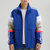 Adidas阿迪达斯男装新款运动服跑步健身透气薄款立领开衫棒球服休闲春秋衫夹克外套GL0401(蓝色 XL)第5张高清大图