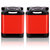 第 一眼 HP-X8 台式电脑笔记本USB音箱 多媒体音响 重低音震膜 低音炮 线控 金属箱体 七彩炫灯 多色选择(中国红)第3张高清大图