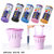 加厚背心式手提彩色垃圾袋家用塑料袋彩色厨房大号垃圾袋DS2(紫色 30只装)第4张高清大图