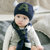 秋冬婴儿毛线帽0儿童3宝宝帽子6围巾两件套装12个月小孩加绒1-2岁(咖啡)第4张高清大图