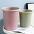 带压圈垃圾桶时尚分类无盖清洁纸篓客厅卧室厨房大容量收纳桶(小号粉红色)第4张高清大图