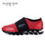 火枪手春季男鞋运动鞋网面休闲鞋男士弹簧减震跑步鞋X61N305B(红色 44)第2张高清大图