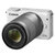 【国美自营】佳能(Canon)EOS M10(EF-M15-45IS STM/EF-M55-200IS STM)微型单电套机 白色第3张高清大图
