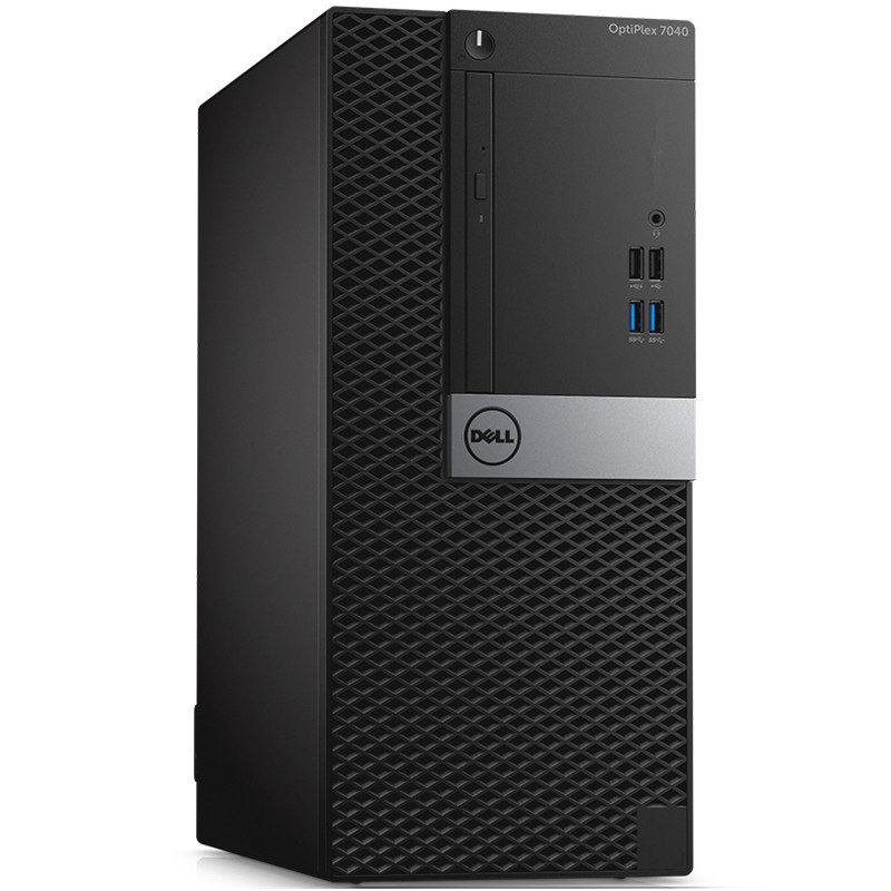 戴尔dell7040mt台式机电脑i767008g内存2tb128g定制固态4g独显win7