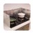 厨房隔油铝箔板灶台挡油板创意厨房用品炒菜隔热防溅烫挡板防油板(中号（39cm*84cm）)第4张高清大图