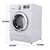 LG WD-A12411D 8公斤滚筒洗衣机DD变频直驱 洗衣烘干一体机 六种智能手洗 高温洗涤 大容量 家用第2张高清大图