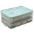 朗伯爵冰箱保鲜饺子盒馄饨盒托盘食物盒收纳盒鸡蛋保鲜盒(3层1盖)第4张高清大图