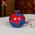 欧式陶瓷花瓶摆件 小花瓶干花水培花器不含底座(8cm红之蓝)第3张高清大图