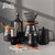 Bincoo手冲咖啡壶套装手摇磨豆机全套组合煮咖啡器具过滤杯摩卡壶(黑橙300ml+滤纸100张 默认版本)第4张高清大图