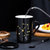 茶杯马克杯带盖勺男女陶瓷杯子家用韩版学生情侣牛奶咖啡杯大容量(白色狮子座+盖+勺)第4张高清大图