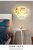 中式壁画灯扇形壁灯LED实木玄关客厅背景墙灯卧室床头灯过道灯具(扇形带开关)第6张高清大图