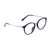 RayBan雷朋眼镜框 男女近视眼镜架 玳瑁色 文艺复古圆框板材RB7083D(蓝色)第5张高清大图