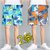 男士夏季沙滩裤短裤男士五分裤大码中裤休闲大裤衩速干裤(618棕色迷彩 XL （90-110斤）)第3张高清大图