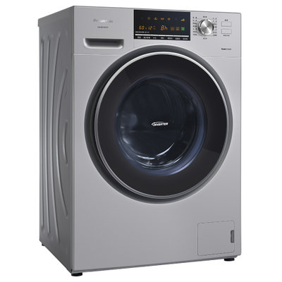 松下(Panasonic)    XQG80-E8225   8公斤   变频全自动滚筒洗衣机（银色）   6项精准智控 高效变频电机