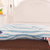 超柔磨毛色彩U型枕芯 保健护颈枕头(蓝色条纹 护颈保健枕)第2张高清大图