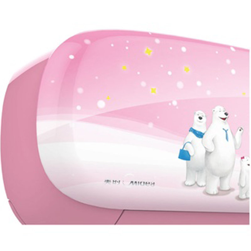 美的midea儿童星空调大1匹变频二级能效智能wifikfr26gwweab2甜心粉