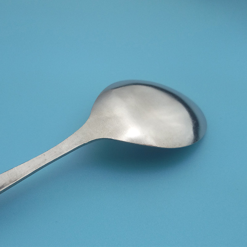 小勺子不锈钢儿童家用长柄宝宝小号尖勺圆勺成人10个欧式美式汤勺蝴蝶