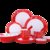 松发瓷器 松发骨瓷餐具套装家用中式28头碗盘碗碟碗勺瓷器餐具套装礼盒婚庆 陌上花开 国美厨空间(红色)第2张高清大图