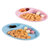 甜厨（TenCook）儿童食物碟 分格 餐具碟子 儿童食物分享治理碟 小孩水果饼干零食盘 3岁+ 2件套装 国美厨空间第2张高清大图