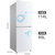 TCL冰箱 183升 两门冰箱 双门 节能养鲜 冷藏冷冻双温区节能静音 （缤纷蓝）BCD-183KZ50(蓝色 tcl)第2张高清大图