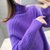 女式时尚针织毛衣9317(粉红色 均码)第2张高清大图