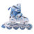 祖迪斯PU闪光防滑轮可调节旱冰鞋套装JRO09702轮滑鞋(蓝色 35-38)第3张高清大图