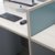 艾诺狄斯 简约现代办公家具电脑桌椅屏风职员卡座四人位组合人造板(胡桃色六人位 默认)第2张高清大图