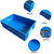 塑料周转箱长方形物流箱配件箱螺丝盒工具周转筐收纳胶框零件盒子(蓝色带盖 400*300*148)第4张高清大图