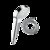 汉斯格雅（Hansgrohe）柯洛玛3速智能节水花洒莲蓬头单品快速清洁（不含软管） 汉斯格雅手持花洒(26801400+软管)第2张高清大图