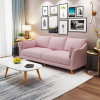 TIMI天米 北欧沙发 布艺沙发 家用小户型沙发组合(奶茶色 单人位)
