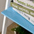 家逸 三层多功能折叠花架 阳台客厅花盆架 田园落地置物架(蓝白架)第4张高清大图
