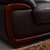 左右真皮沙发 头层牛皮现代中式转角带贵妃位大户型客厅家具组合皮艺沙发 DZY2606-1(深咖色(C1013) 转二件正向)第4张高清大图