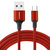 秋叶原（CHOSEAL）安卓数据线手机充电线Micro数据传输线USB充电器电源线 2米 红色 QS6802RT2第4张高清大图