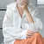 韩版夏季蝙蝠袖连帽衬衫外套上衣防晒衣女2021新款长袖空调衫女(橘色 L)第3张高清大图