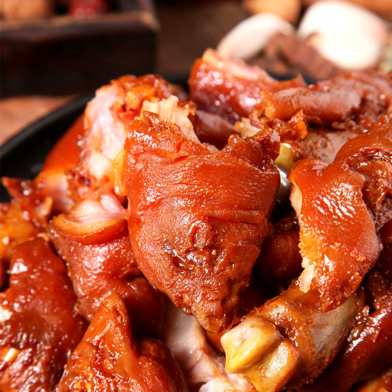 酱香猪蹄胶原q弹开袋即食猪脚猪手猪爪卤肉熟食零食即食500g袋