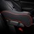 车载用品内饰汽车改装中央扶手箱垫套荣威RX5增高加长通用型肘托(黑红-升级款海绵)第3张高清大图