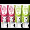 阿巴兔儿童牙膏3-6-12岁含氟防蛀可吞咽宝宝牙膏儿童50g(草莓口味 50g)