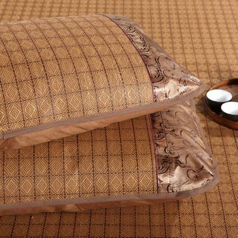 天绚家居凉席御藤席二/三件套折叠1.5/1.8米精品加厚(1.5m床)