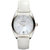 阿玛尼(ARMANI)手表时尚新款圆形钢表盘日历白色皮带石英女表AR0377 AR0378(AR0377)第3张高清大图