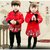 小孩红色过年服礼服中国风女童装男宝宝复古唐装洋气十件装(xs 白)第3张高清大图