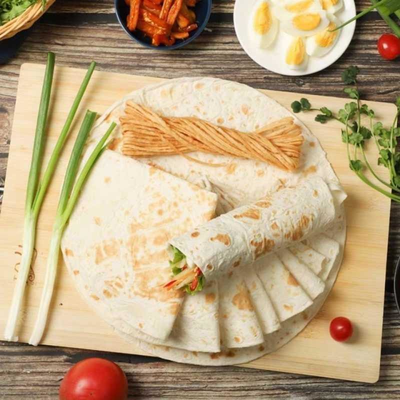 山东手工单饼徐州烙馍烙饼煎饼手抓饼面饼卷饼卤肉卷馒头早餐饼皮(默