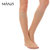 MANZI曼姿 10D夏季透明性感中筒袜 超薄透肉中统袜 包芯丝美腿显瘦丝袜 防勾丝通勤女袜子 802083(肤色 均码)第3张高清大图