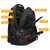 SUISSEWIN双肩包商务电脑包高中学生书包休闲旅行包防水尼龙背包男女SN9932 黑色(黑色)第4张高清大图