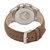 阿玛尼（ARMANI）手表 时尚潮流复古灰褐色光滑的皮带石英男表AR2471第2张高清大图